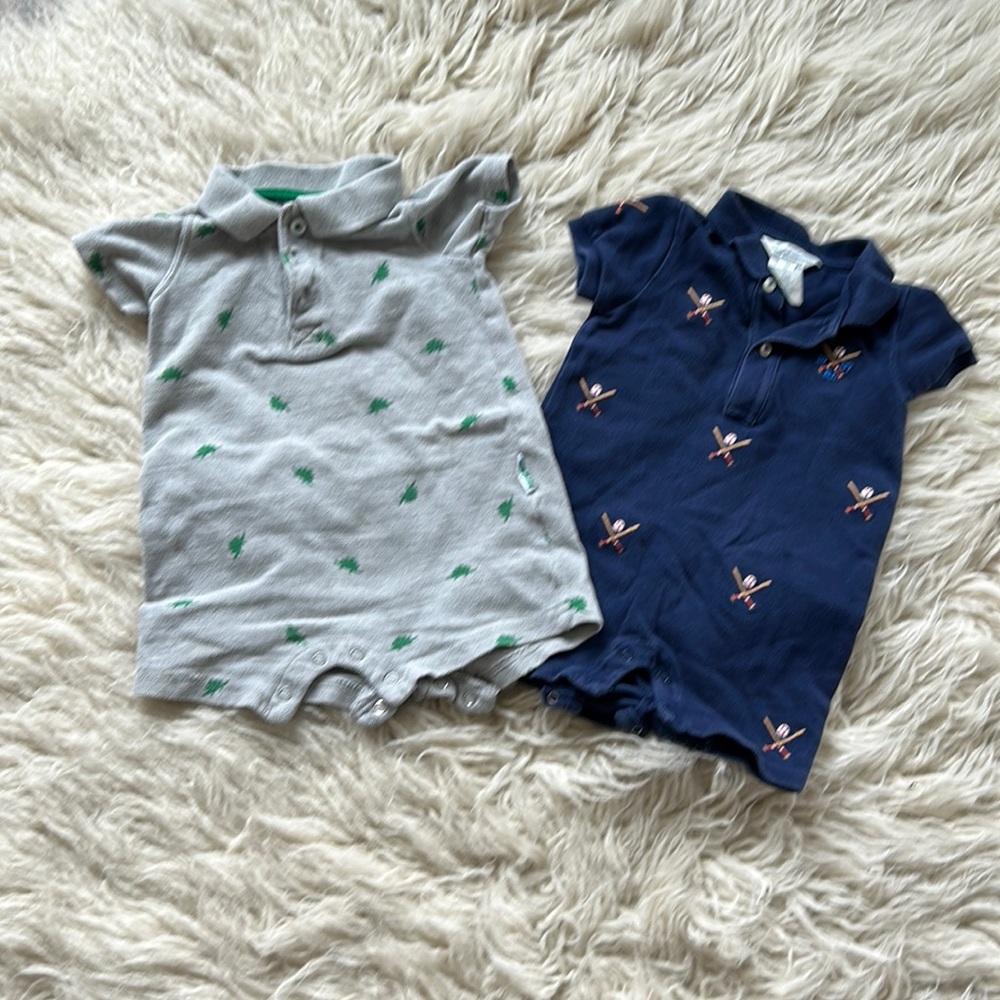 Baby snap up romper